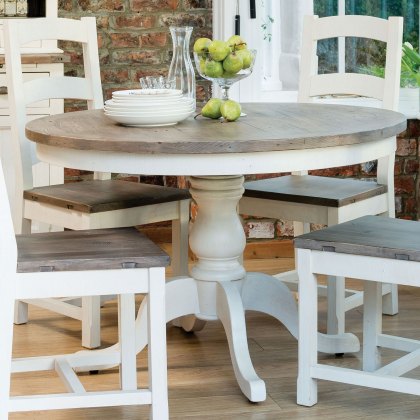 French Country Circular Dining Table French Country Circular Dining Table