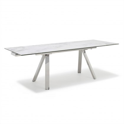 Salou Dining Table - Light Grey Ceramic Salou Dining Table - Light Grey Ceramic
