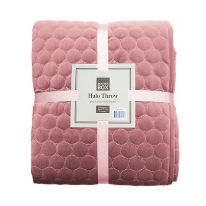Halo 140x240cm Bed Throw - Blush Halo 140x240cm Bed Throw - Blush