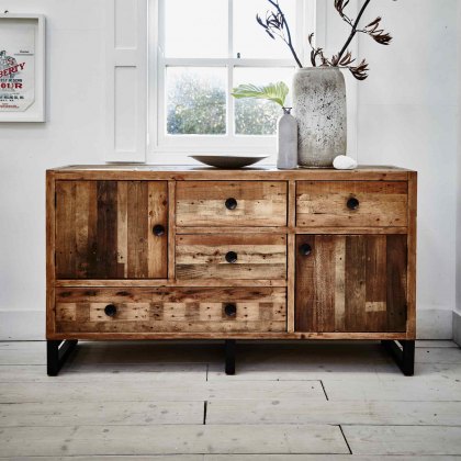 Key West Wide Sideboard - Reclaimed Timber Key West Wide Sideboard - Reclaimed Timber