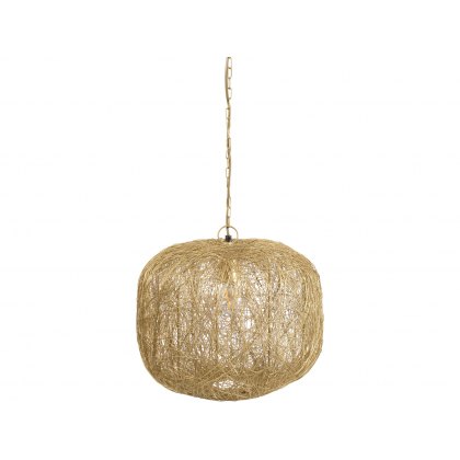 Tova Gold Woven Wire Spherical Pendant Tova Gold Woven Wire Spherical Pendant