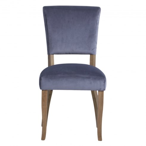 Paris Velvet Dining Chair in Charcoal Grey Paris Velvet Dining Chair in Charcoal Grey