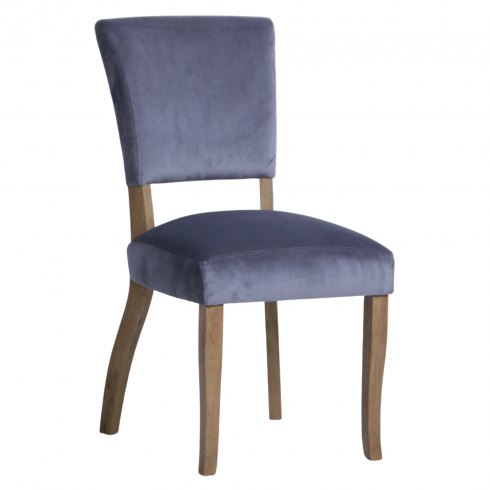 Paris Velvet Dining Chair in Charcoal Grey Paris Velvet Dining Chair in Charcoal Grey