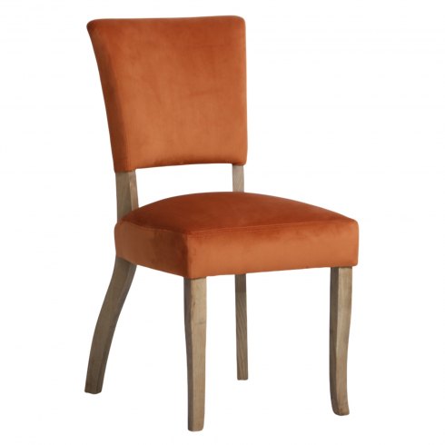 Paris Velvet Dining Chair in Copper Paris Velvet Dining Chair in Copper