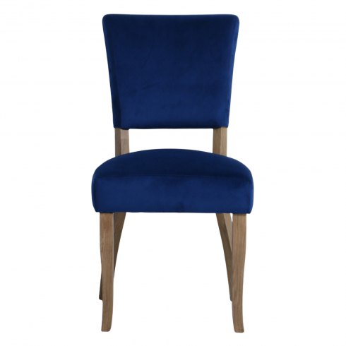 Paris Velvet Dining Chair in Royal Blue Paris Velvet Dining Chair in Royal Blue