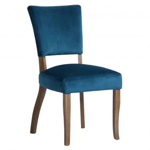 Paris Velvet Dining Chair in Teal Paris Velvet Dining Chair in Teal
