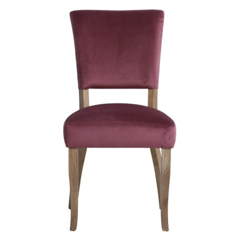Paris Velvet Dining Chair in Burgundy Paris Velvet Dining Chair in Burgundy