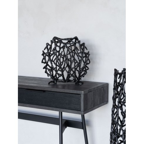 Twig Sculpture Disc Vase Twig Sculpture Disc Vase