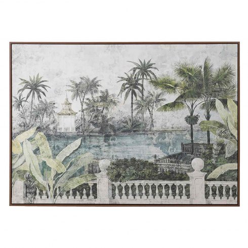 'Raffles Garden' Canvas Picture 'Raffles Garden' Canvas Picture
