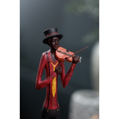 Standing Jazzz Band Violinist Standing Jazzz Band Violinist