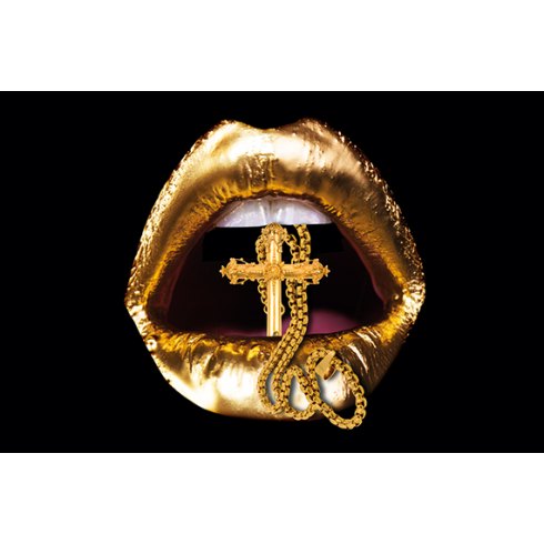 Golden Cross - Photo Art on Dibond Golden Cross - Photo Art on Dibond