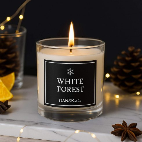 Dansk Home Festive Fragrance - White Forest Candle - Presented in a Gift Box Dansk Home Festive Fragrance - White Forest Candle - Presented in a Gift Box
