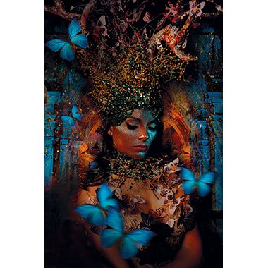 Butterfly Temple - Photo Art on Plexiglass Butterfly Temple - Photo Art on Plexiglass