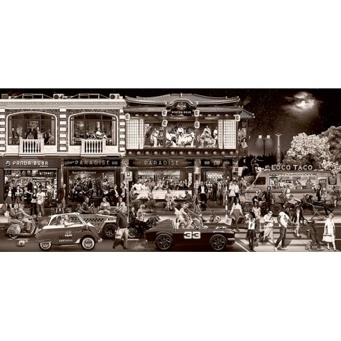 Another Day in Paradise (Sepia) - Photo Art on Plexiglass Another Day in Paradise (Sepia) - Photo Art on Plexiglass