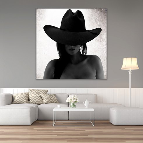 Cow Girl - Photo Art on Plexiglass Cow Girl - Photo Art on Plexiglass