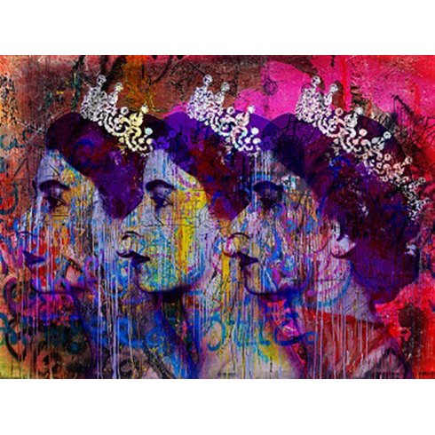 Queen - Painting on Canvas Queen - Painting on Canvas