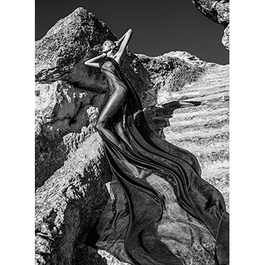 Rocky Lady - Photo Art on Framed Plexiglass - Aluminium Frame Rocky Lady - Photo Art on Framed Plexiglass - Aluminium Frame