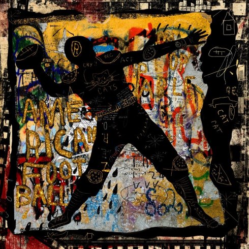 The Quarterback - Photo Art on Dibond The Quarterback - Photo Art on Dibond