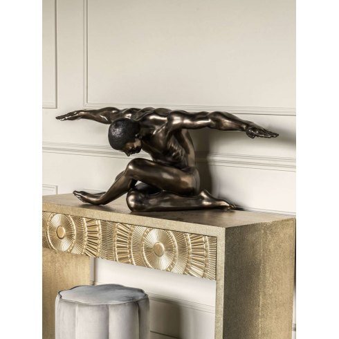 Upscaled Male Nude Arms Outstretched Statue Upscaled Male Nude Arms Outstretched Statue