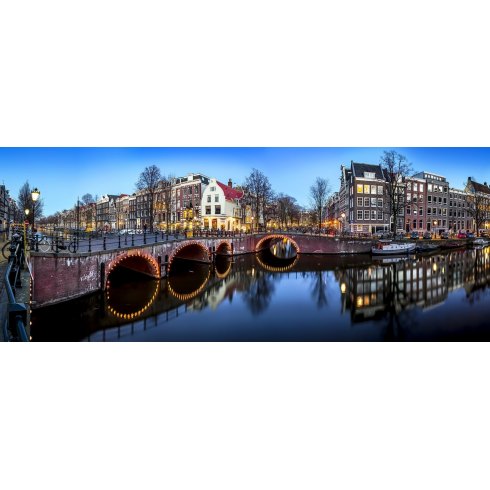 Amsterdam Canals - Photo Art on Plexiglass Amsterdam Canals - Photo Art on Plexiglass