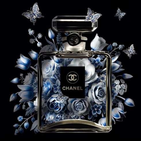 Blue Harmony - Photo Art on Plexiglass Blue Harmony - Photo Art on Plexiglass