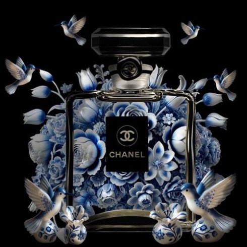 Blue Essence - Photo Art on Plexiglass Blue Essence - Photo Art on Plexiglass