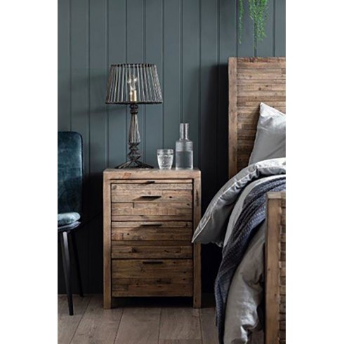 Texan Bedside Chest in Reclaimed Timber Texan Bedside Chest in Reclaimed Timber