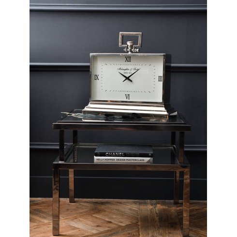 Langley Medium Rectangular Mantel Clock Langley Medium Rectangular Mantel Clock