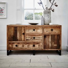 Key West Wide Sideboard - Reclaimed Timber Key West Wide Sideboard - Reclaimed Timber