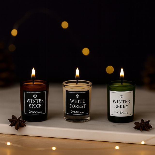 DANSK Home Fragrance DANSK Festive Trio Selection – Festive Fragrant Votives Presented in a Gift Box - Limited Offer