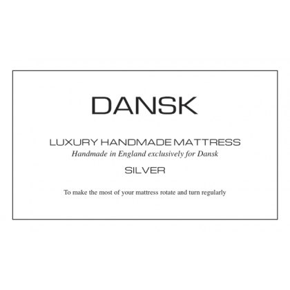 DANSK No.2 SILVER ~ Luxury Handmade Mattress