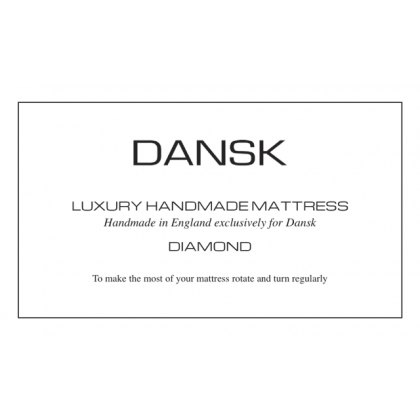 DANSK No.5 DIAMOND ~ Luxury Handmade Mattress