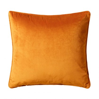 Bellini Velour Square Scatter Cushion - Ochre