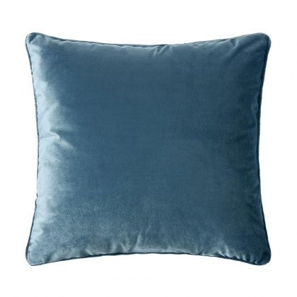 Bellini Velour Square Scatter Cushion - Blue