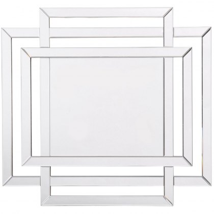 Geometric Rectangle Frame Mirror