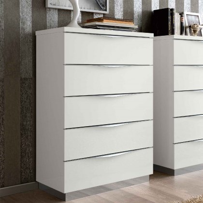 Bianca Tallboy - Five Drawer Chest