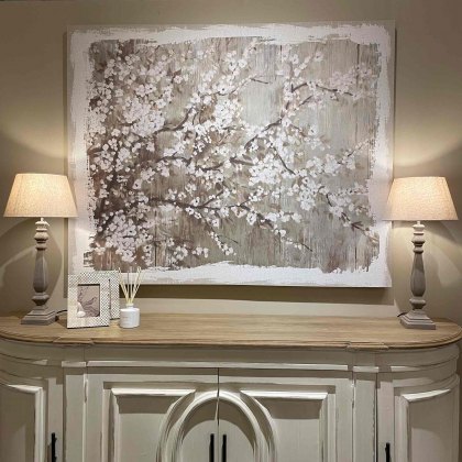 White Blossom Canvas