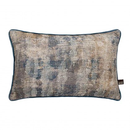 Avianna Lumbar Scatter Cushion - Blue and Cloud