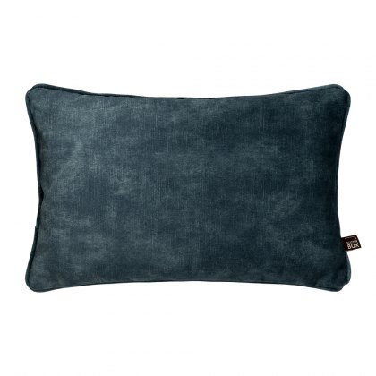 Etta Lumbar Scatter Cushion - Blue & Camel