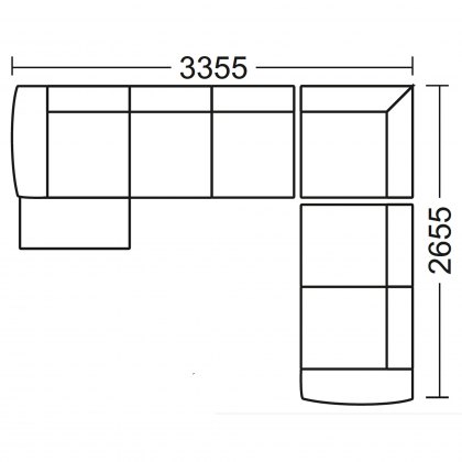 Grand Option 4L - Corner Group with Chaise End LHF