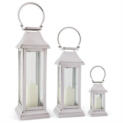 Station Lantern - Stainless Steel Finish