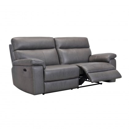 Como Power Reclining Large Sofa in Full Leather