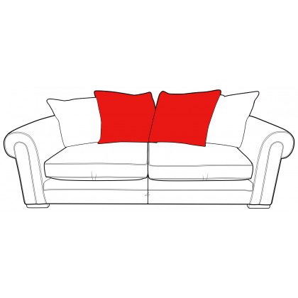 Tirano Large (Split) Sofa - Pillow Back