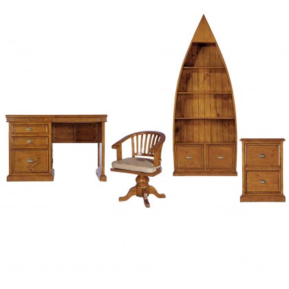 Harrogate Reclaimed Wood Home Office Set