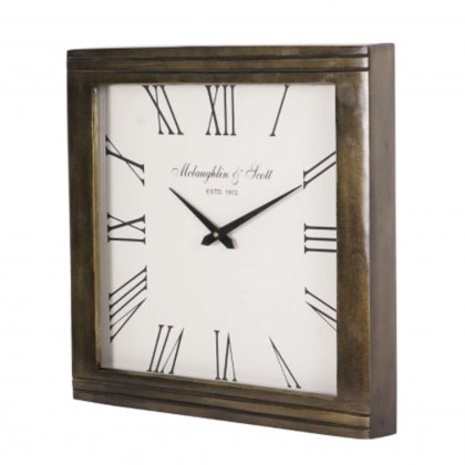 Harrogate Wall Clock In Antique Finish