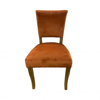 Paris Velvet Dining Chair in Copper