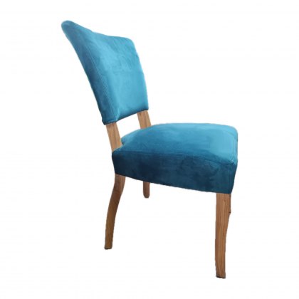 Paris Velvet Dining Chair in Teal