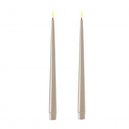 Dansk Shiny Real Flame™ LED Pair of Dinner Candles