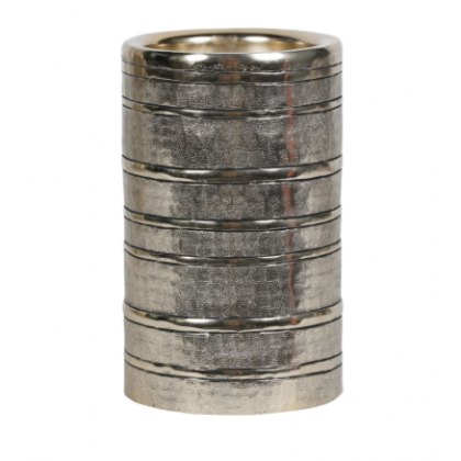 Gilver Rings Pillar Candle Holder