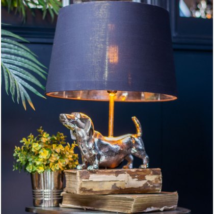 Dachshund Table Lamp with Shade